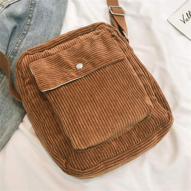 Corduroy Shoulder Tote Bag Women Crossbody Shoulder Handbags Mini Canvas bag