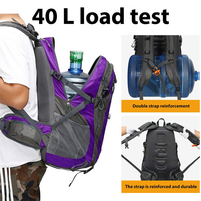 40L Waterproof Lightweight Hiking,Camping,Travel Backpack for Men Women