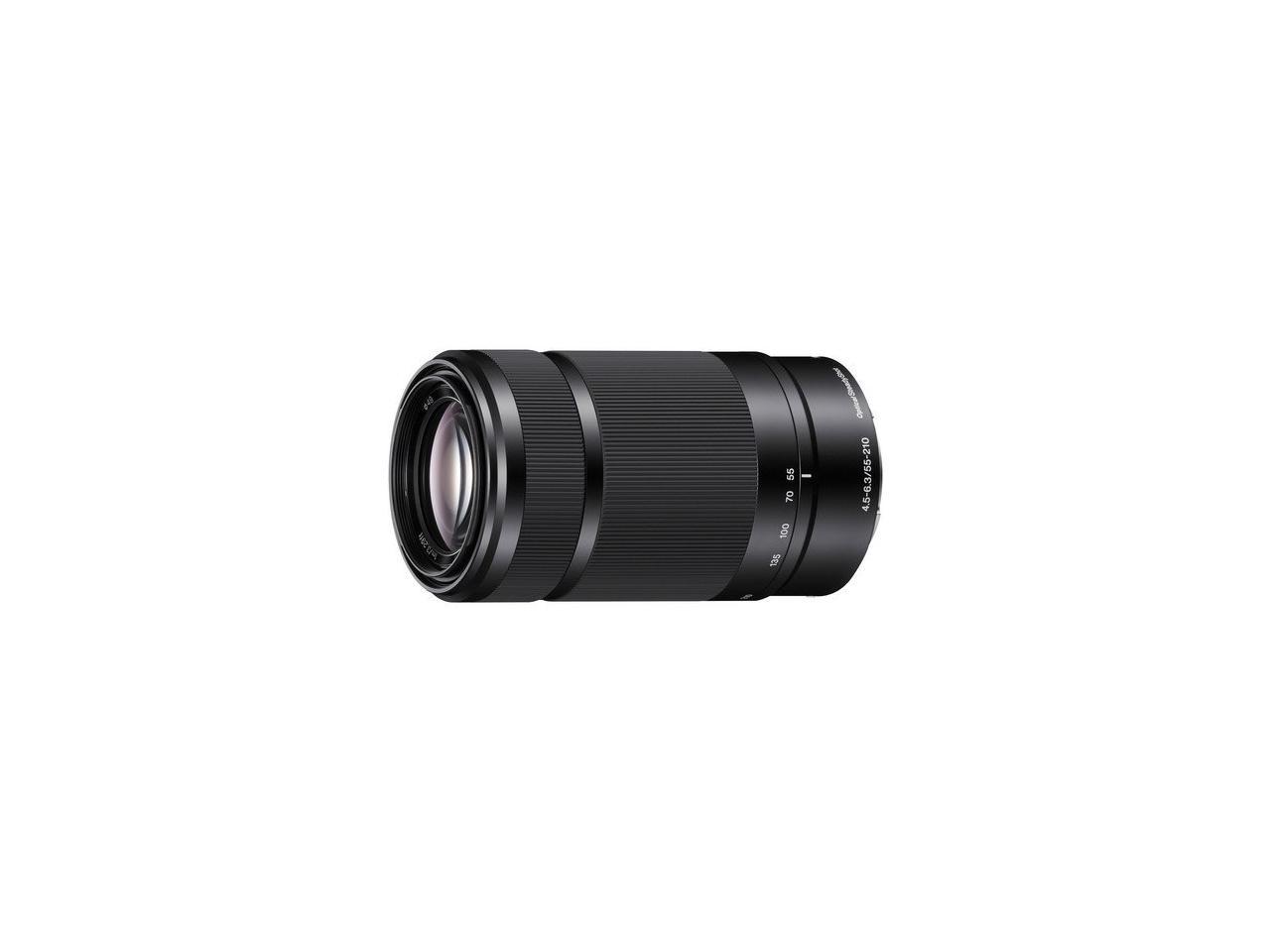 Sony E 55-210mm F4.5-6.3 OSS Lens for Sony E-Mount Cameras (Frustration Free Packaging) + Pixi-Basic Accessory Bundle