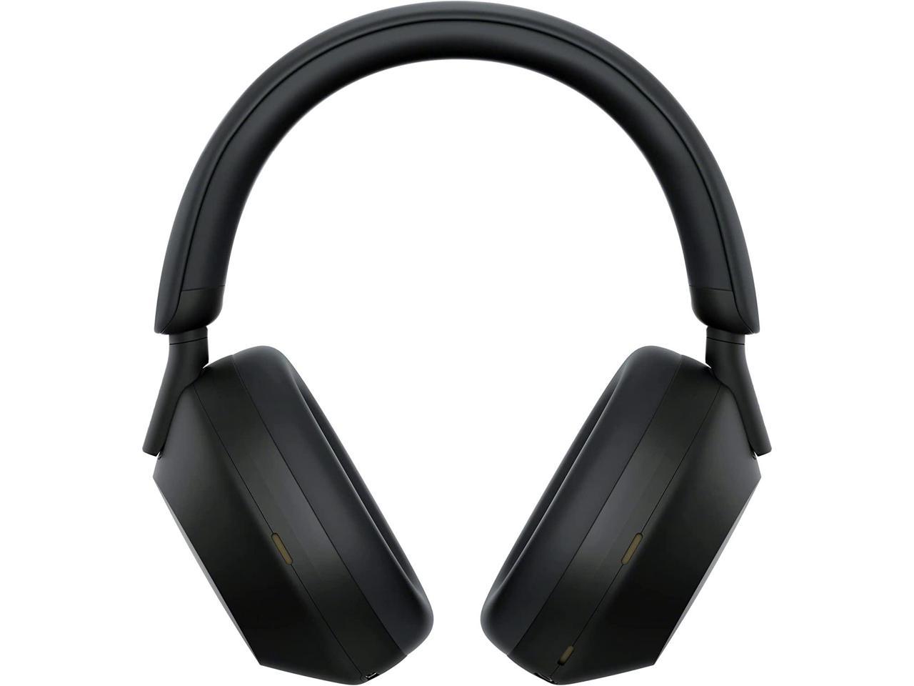 Sony WH-1000XM5 Wireless Industry Leading Noise Canceling Headphones with Auto Noise Canceling Optimizer, Crystal Clear Hands-Free Calling, and Alexa Voice Control, Black